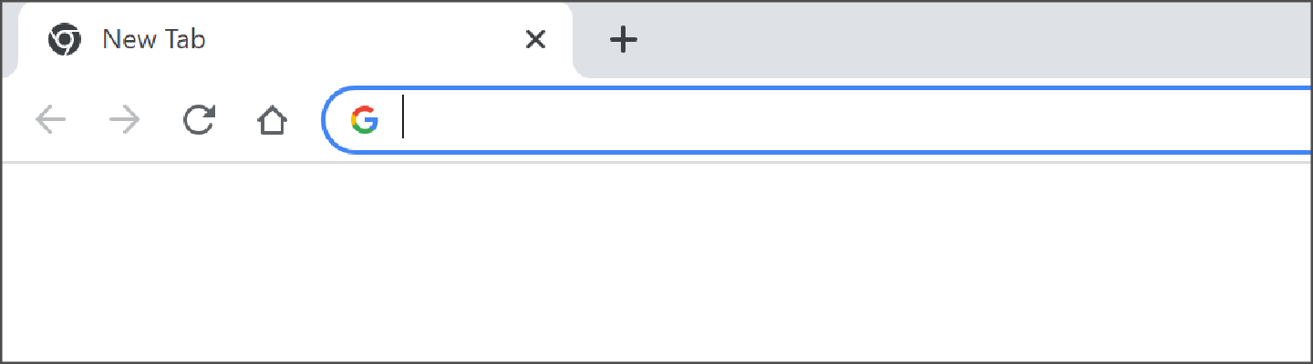 The Google Chrome address bar